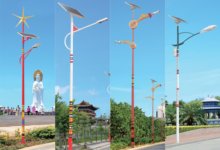 民族特色太阳能91香蕉视频下载IOS-LED太阳能路灯